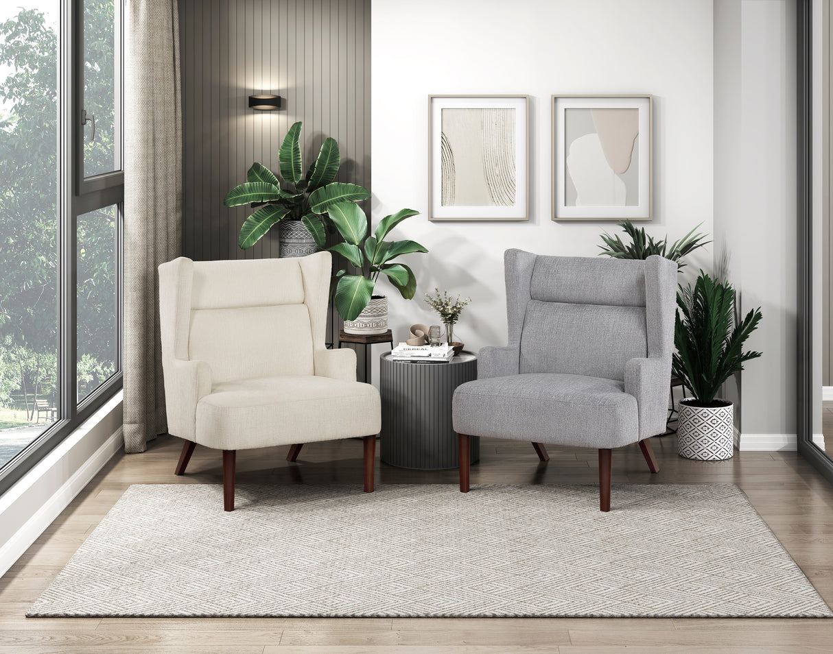 Alden Beige Accent Chair from Homelegance - Luna Furniture