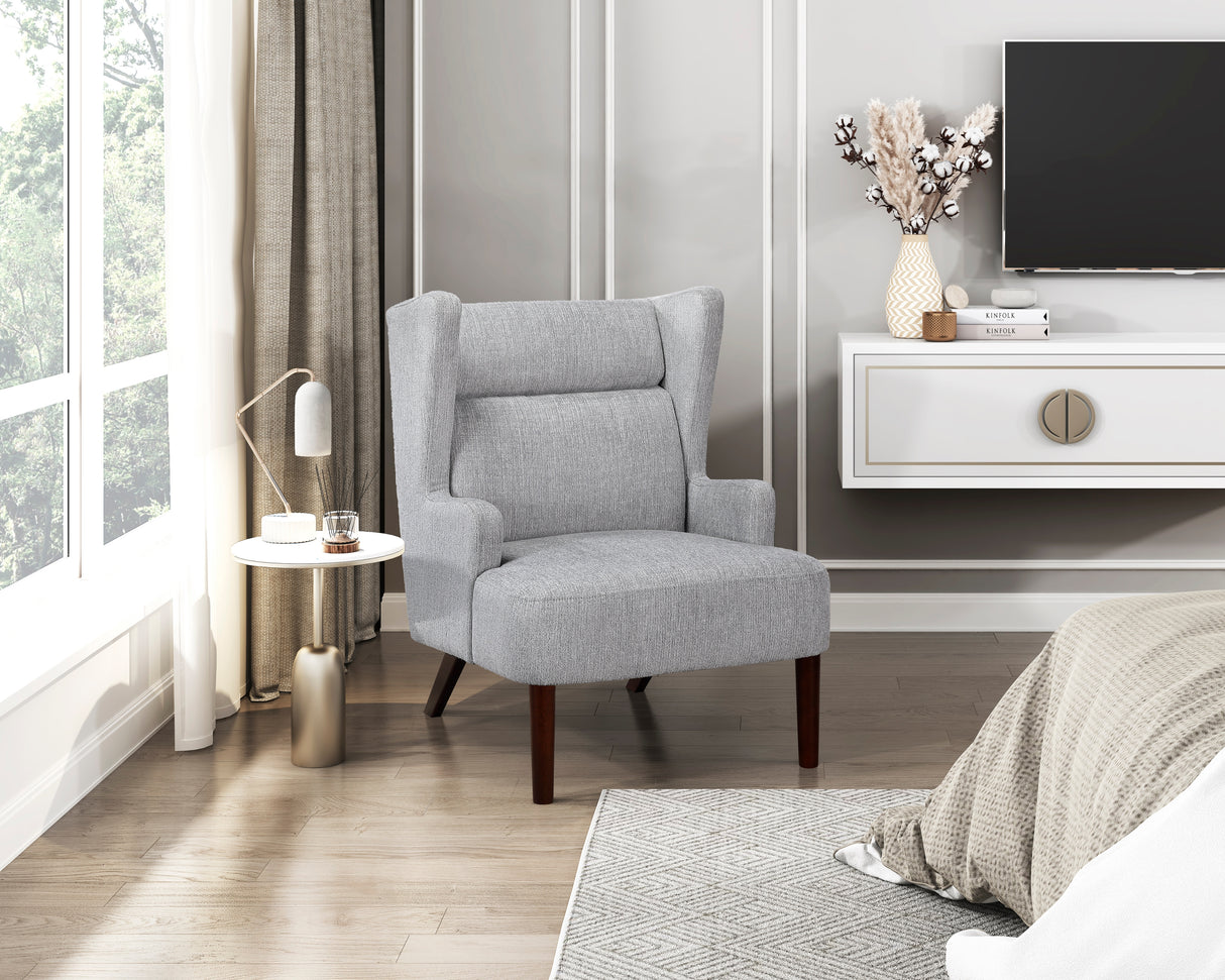 Alden Gray Accent Chair from Homelegance - Luna Furniture