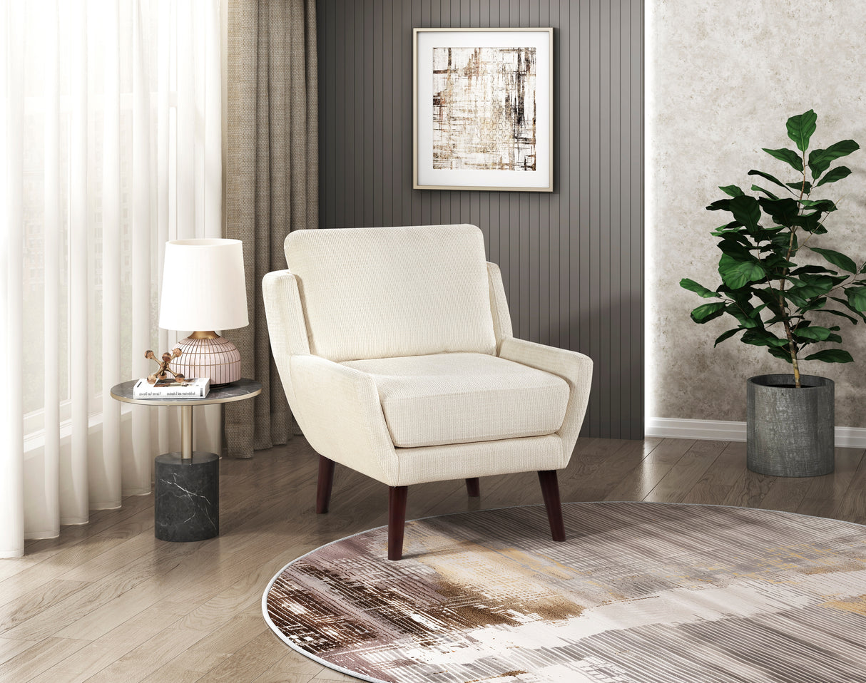 Ellie Beige Accent Chair from Homelegance - Luna Furniture