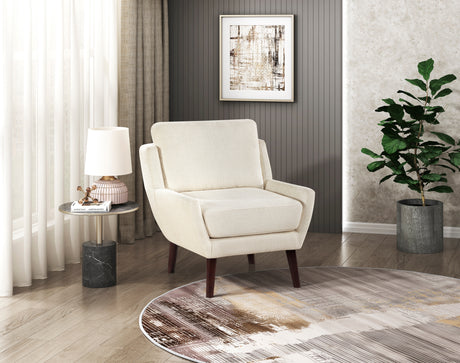 Ellie Beige Accent Chair from Homelegance - Luna Furniture