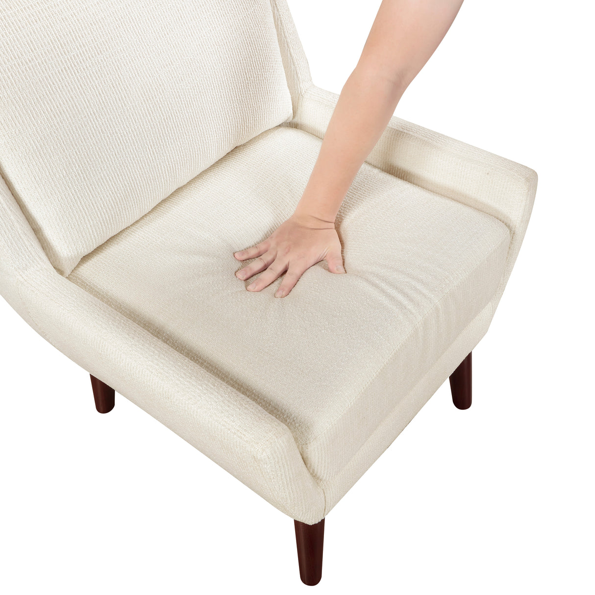 Ellie Beige Accent Chair from Homelegance - Luna Furniture