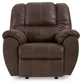 McGann Walnut Recliner from Ashley Furniture - Luna Furniture