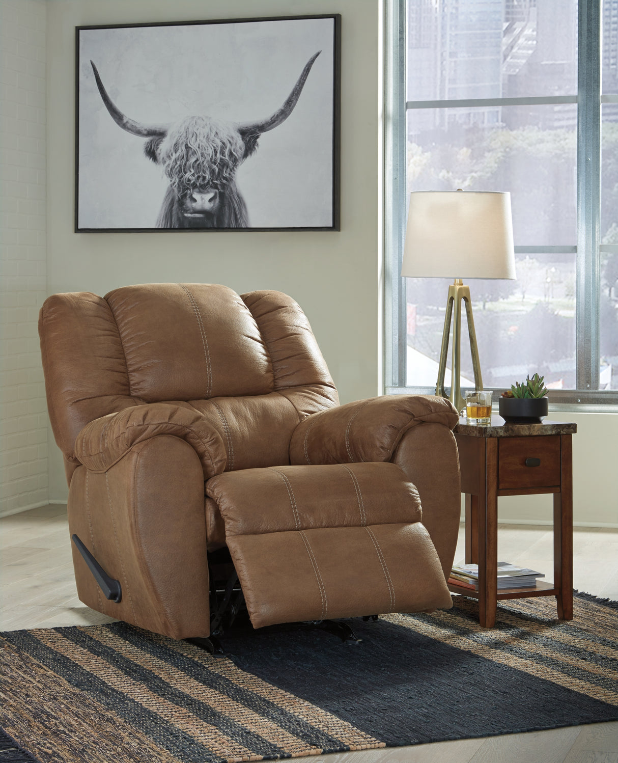 McGann Saddle Recliner from Ashley - Luna Furniture
