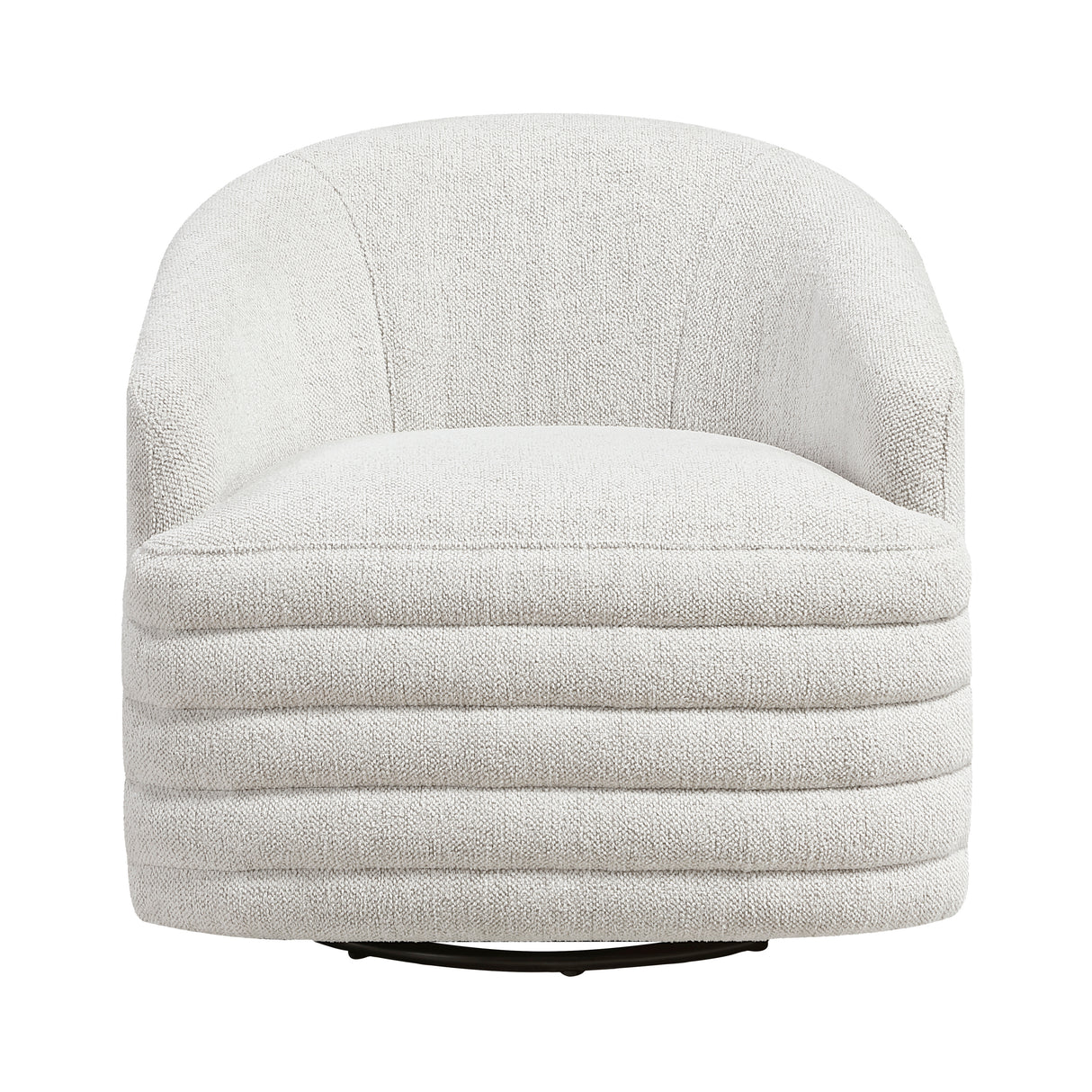 Seville Beige Swivel Chair from Homelegance - Luna Furniture