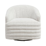 Seville Beige Swivel Chair from Homelegance - Luna Furniture