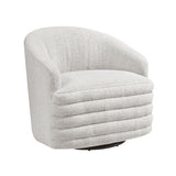 Seville Beige Swivel Chair from Homelegance - Luna Furniture