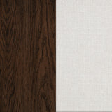 Baney Dark Oak Fabric Upholstered Dining Side Chair from Coaster - Luna Furniture