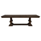 Ridgewell Dark Oak Rectangular Trestle Dining Table from Coaster - Luna Furniture