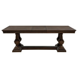 Ridgewell Dark Oak Rectangular Trestle Dining Table from Coaster - Luna Furniture