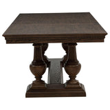 Ridgewell Dark Oak Rectangular Trestle Dining Table from Coaster - Luna Furniture