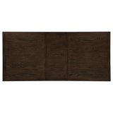 Ridgewell Dark Oak Rectangular Trestle Dining Table from Coaster - Luna Furniture