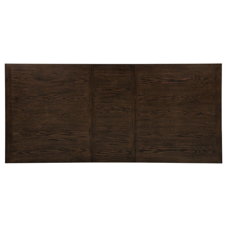 Ridgewell Dark Oak Rectangular Trestle Dining Table from Coaster - Luna Furniture