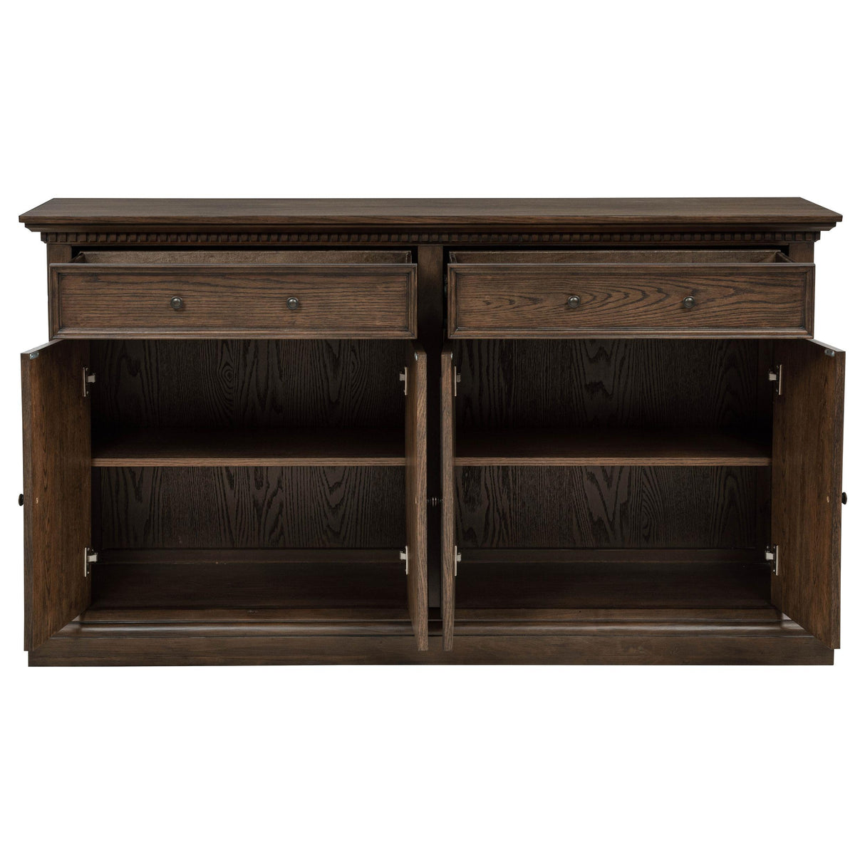 Ridgewell Dark Oak 2-drawer 4-door Dining Server from Coaster - Luna Furniture
