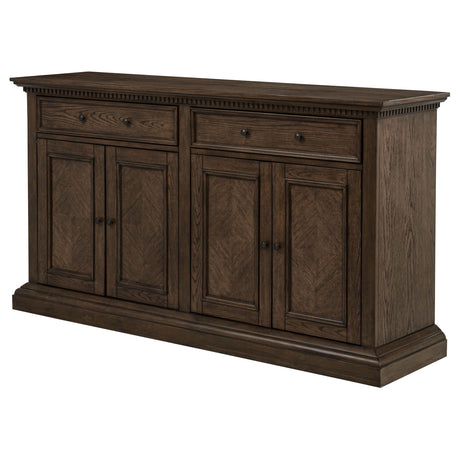 Ridgewell Dark Oak 2-drawer 4-door Dining Server from Coaster - Luna Furniture