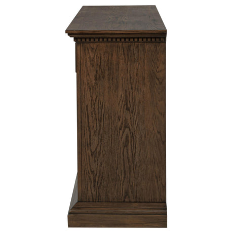 Ridgewell Dark Oak 2-drawer 4-door Dining Server from Coaster - Luna Furniture
