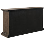 Ridgewell Dark Oak 2-drawer 4-door Dining Server from Coaster - Luna Furniture