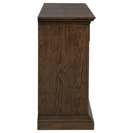 Ridgewell Dark Oak 2-drawer 4-door Dining Server from Coaster - Luna Furniture