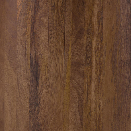 Ortega Natural Round 46-inch Marble Top Wood Dining Table from Coaster - Luna Furniture