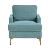 Colette Blue Accent Chair from Homelegance - Luna Furniture