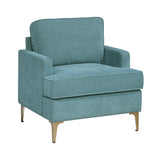Colette Blue Accent Chair from Homelegance - Luna Furniture