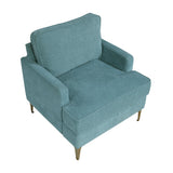 Colette Blue Accent Chair from Homelegance - Luna Furniture