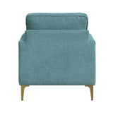 Colette Blue Accent Chair from Homelegance - Luna Furniture