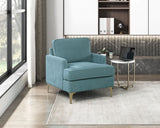 Colette Blue Accent Chair from Homelegance - Luna Furniture