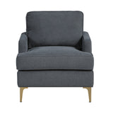 Colette Dark Gray Accent Chair from Homelegance - Luna Furniture