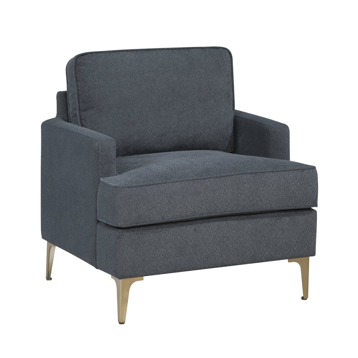 Colette Dark Gray Accent Chair from Homelegance - Luna Furniture