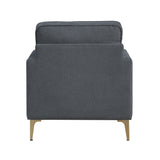 Colette Dark Gray Accent Chair from Homelegance - Luna Furniture