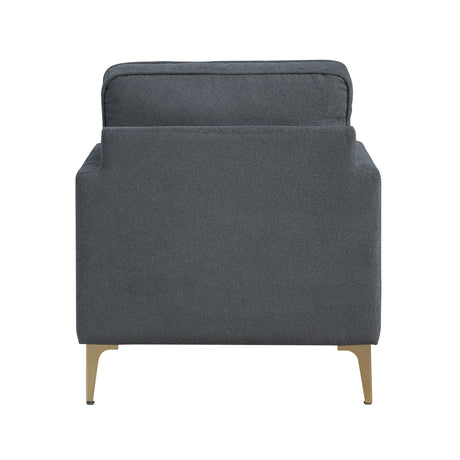 Colette Dark Gray Accent Chair from Homelegance - Luna Furniture