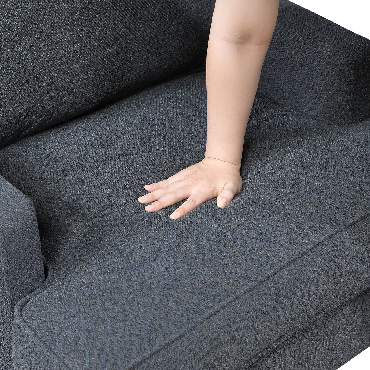 Colette Dark Gray Accent Chair from Homelegance - Luna Furniture