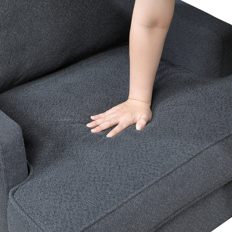 Colette Dark Gray Accent Chair from Homelegance - Luna Furniture