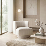 Joyce Aqua Swivel Chair from Homelegance - Luna Furniture