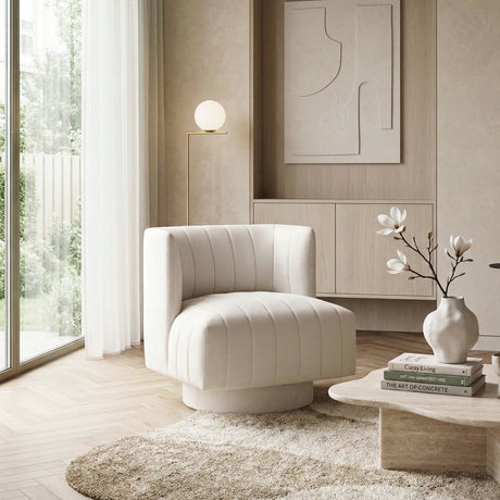 Joyce Aqua Swivel Chair from Homelegance - Luna Furniture