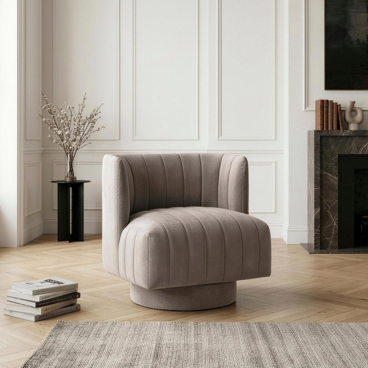 Dorset Dark Gray Accent Chair from Homelegance - Luna Furniture