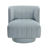 Joyce Aqua Swivel Chair from Homelegance - Luna Furniture