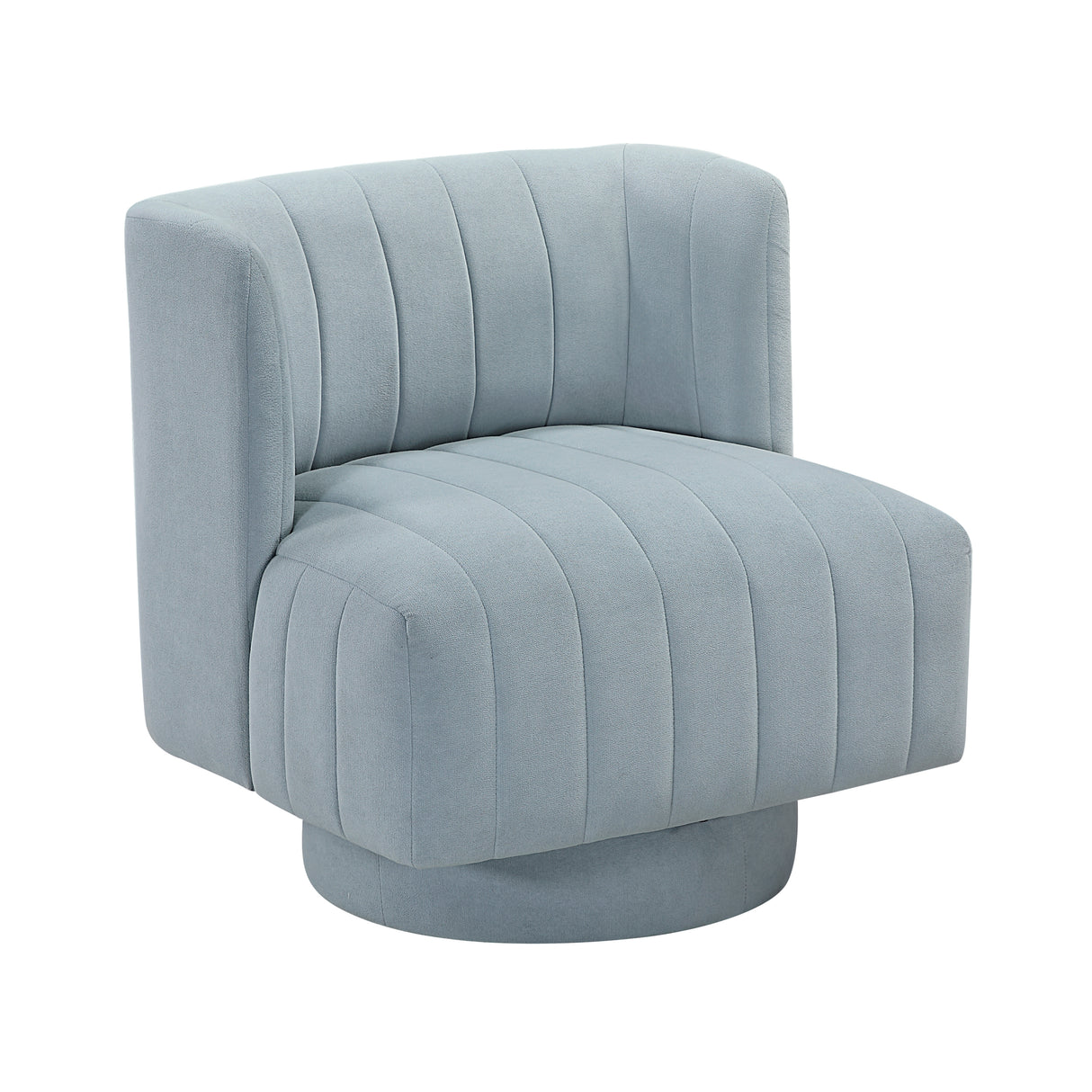 Joyce Aqua Swivel Chair from Homelegance - Luna Furniture