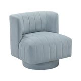 Joyce Aqua Swivel Chair from Homelegance - Luna Furniture