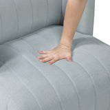 Joyce Aqua Swivel Chair from Homelegance - Luna Furniture