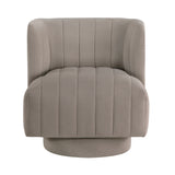 Joyce Taupe Swivel Chair from Homelegance - Luna Furniture