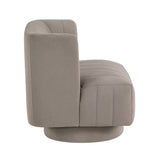 Joyce Taupe Swivel Chair from Homelegance - Luna Furniture