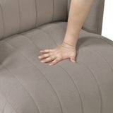 Joyce Taupe Swivel Chair from Homelegance - Luna Furniture