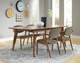 Malone Dark Walnut and Gray 5-Piece Dining Set from Coaster - Luna Furniture