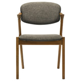 Malone Dark Walnut and Gray 5-Piece Dining Set from Coaster - Luna Furniture