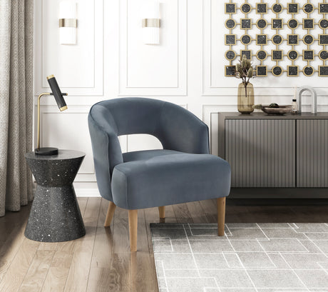 Dorset Dark Gray Accent Chair from Homelegance - Luna Furniture
