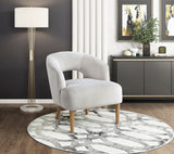 Joyce Beige Swivel Chair from Homelegance - Luna Furniture