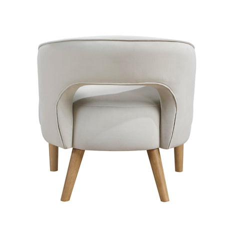 Joyce Beige Swivel Chair from Homelegance - Luna Furniture