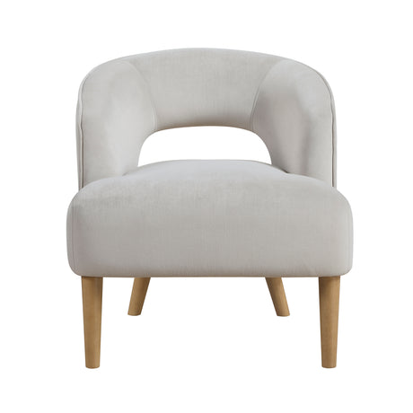 Joyce Beige Swivel Chair from Homelegance - Luna Furniture
