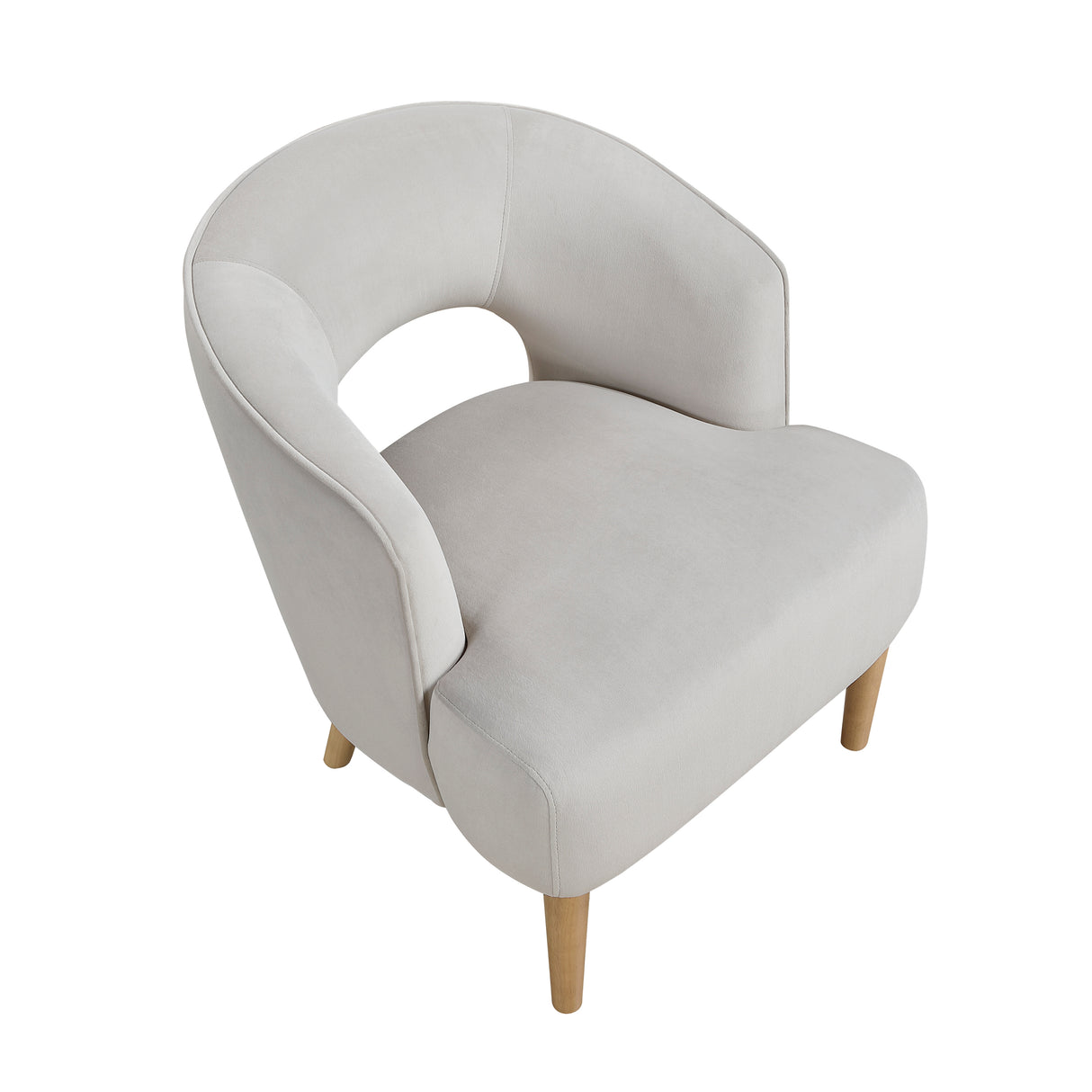 Joyce Beige Swivel Chair from Homelegance - Luna Furniture